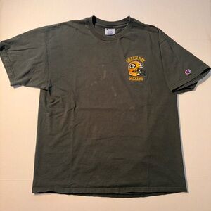 Vtg Champion NFL Green Bay Packers Embroidered Logo 90’s Green T-shirt Men’s XL